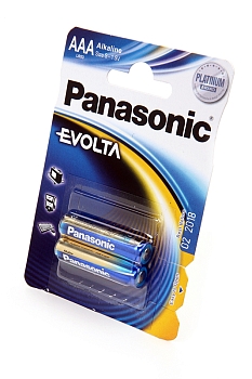 Батарейка (элемент питания) Panasonic Evolta LR03EGE/2BP LR03 BL2, 1 штука