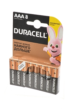Батарейка (элемент питания) Duracell LR03 BL8, 1 штука