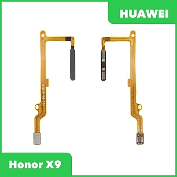 Сканер отпечатка пальца Huawei Honor X9 (ANY-LX1) (кнопка включения) (черный)