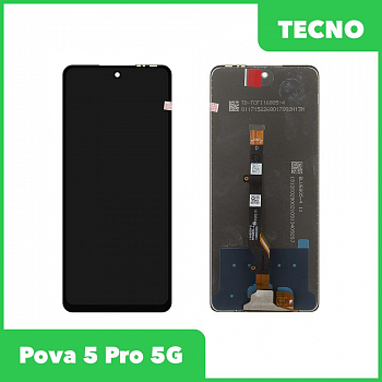 LCD дисплей для Tecno Pova 5 Pro 5G с тачскрином (черный)