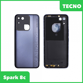 Задняя крышка для Tecno Spark 8c (синий)