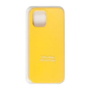 Чехол Soft Touch для Apple iPhone 12 Pro Max, желтый